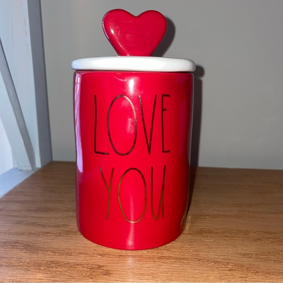 Rae Dunn Love You Candle w/ Topper - Picture 1 of 4